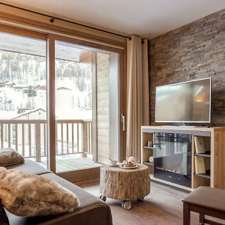 아파트 Chalet-Style Apartment Les Boisses